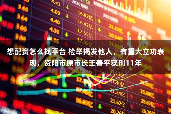 想配资怎么找平台 检举揭发他人，有重大立功表现，资阳市原市长王善平获刑11年